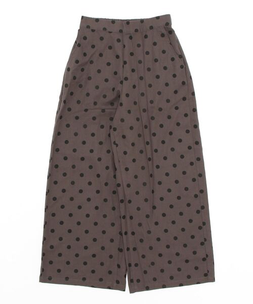 Te chichi（テチチ）の「リネン混ドット＆花柄アソートワイドパンツ（その他パンツ・レディース・オフホワイト/チャコール/キナリ/カーキ・ﾌﾘ-）」の22枚目の写真
