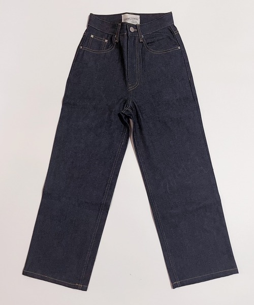 GIMME GIMME（ギミーギミー）の「ハイウエスト リジッドデニム gimw22s018（デニムパンツ・レディース・ブルー・M/S/L）」の10枚目の写真