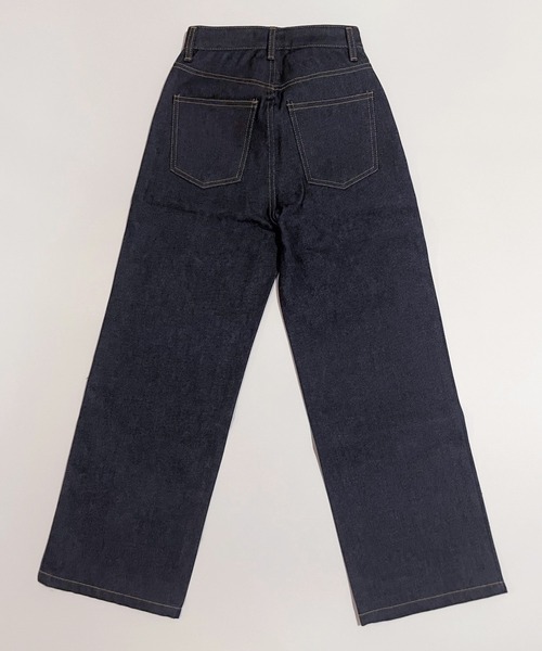 GIMME GIMME（ギミーギミー）の「ハイウエスト リジッドデニム gimw22s018（デニムパンツ・レディース・ブルー・M/S/L）」の11枚目の写真