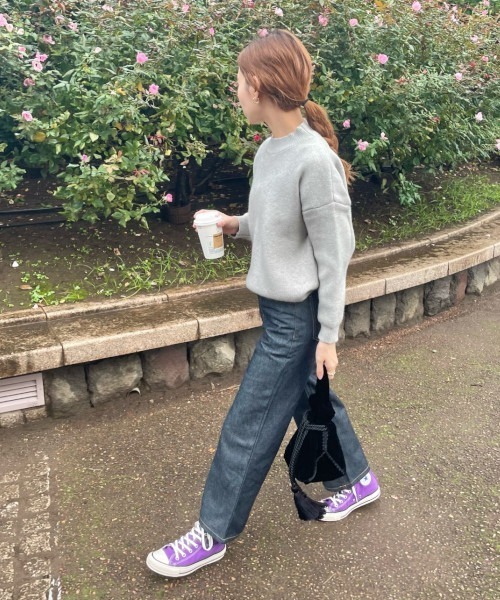 GIMME GIMME（ギミーギミー）の「ハイウエスト リジッドデニム gimw22s018（デニムパンツ・レディース・ブルー・M/S/L）」の15枚目の写真