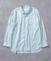 リラックスバックプリーツシャツ<ミント>