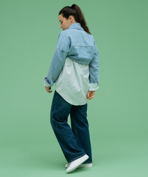BRICK & SONS(ブリックアンドサンズ)の「リラックスバックプリーツシャツ<ミント>(シャツ/ブラウス・メンズ・ミント・LL/S/M/L)」の2枚目の写真