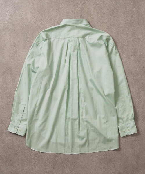 BRICK & SONS(ブリックアンドサンズ)の「リラックスバックプリーツシャツ<ミント>(シャツ/ブラウス・メンズ・ミント・LL/S/M/L)」の6枚目の写真