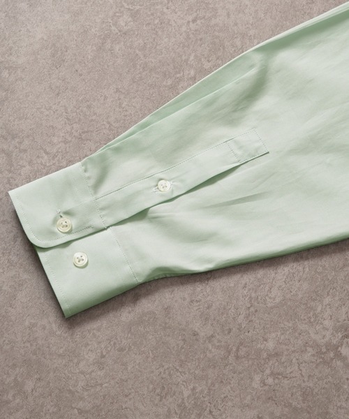 BRICK & SONS(ブリックアンドサンズ)の「リラックスバックプリーツシャツ<ミント>(シャツ/ブラウス・メンズ・ミント・LL/S/M/L)」の7枚目の写真
