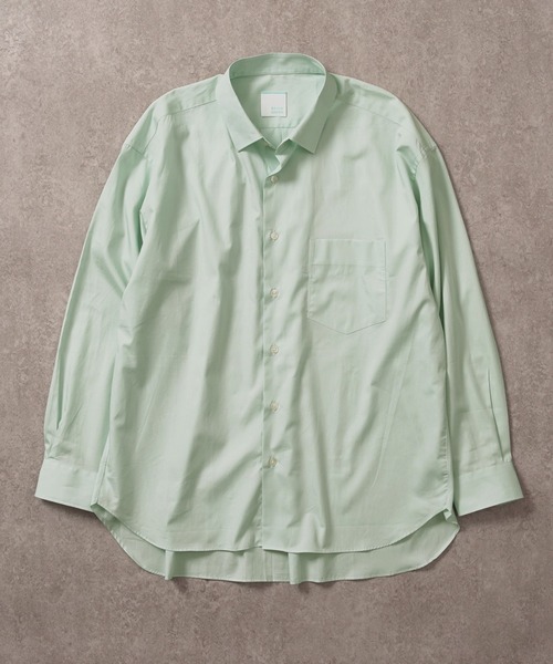 BRICK & SONS(ブリックアンドサンズ)の「リラックスバックプリーツシャツ<ミント>(シャツ/ブラウス・メンズ・ミント・LL/S/M/L)」の11枚目の写真