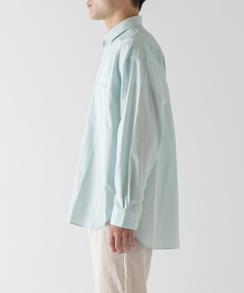 BRICK & SONS(ブリックアンドサンズ)の「リラックスバックプリーツシャツ<ミント>(シャツ/ブラウス・メンズ・ミント・LL/S/M/L)」の14枚目の写真