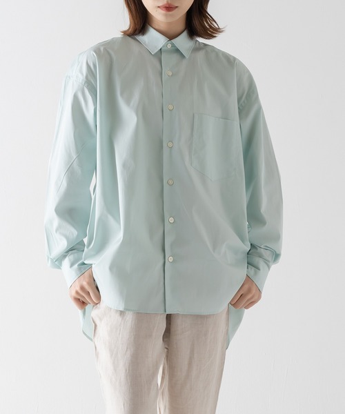 BRICK & SONS(ブリックアンドサンズ)の「リラックスバックプリーツシャツ<ミント>(シャツ/ブラウス・メンズ・ミント・LL/S/M/L)」の16枚目の写真