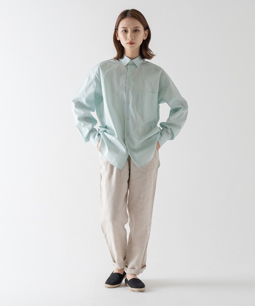 BRICK & SONS(ブリックアンドサンズ)の「リラックスバックプリーツシャツ<ミント>(シャツ/ブラウス・メンズ・ミント・LL/S/M/L)」の17枚目の写真
