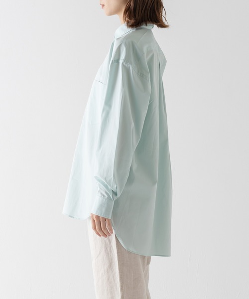 BRICK & SONS(ブリックアンドサンズ)の「リラックスバックプリーツシャツ<ミント>(シャツ/ブラウス・メンズ・ミント・LL/S/M/L)」の9枚目の写真