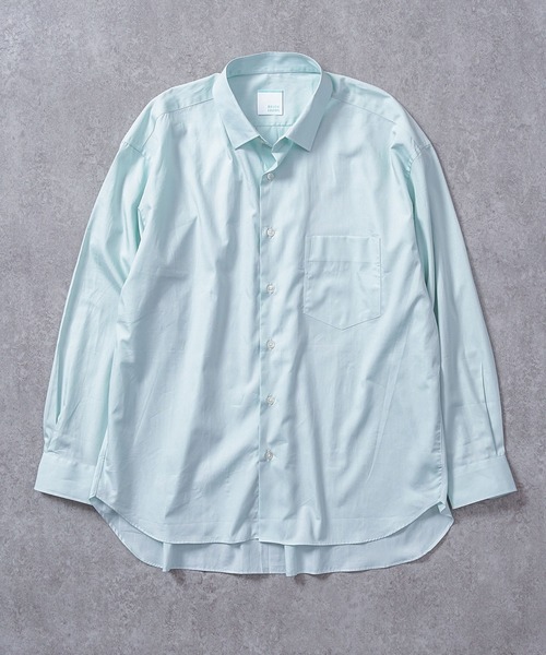 BRICK & SONS(ブリックアンドサンズ)の「リラックスバックプリーツシャツ<ミント>(シャツ/ブラウス・メンズ・ミント・LL/S/M/L)」の20枚目の写真
