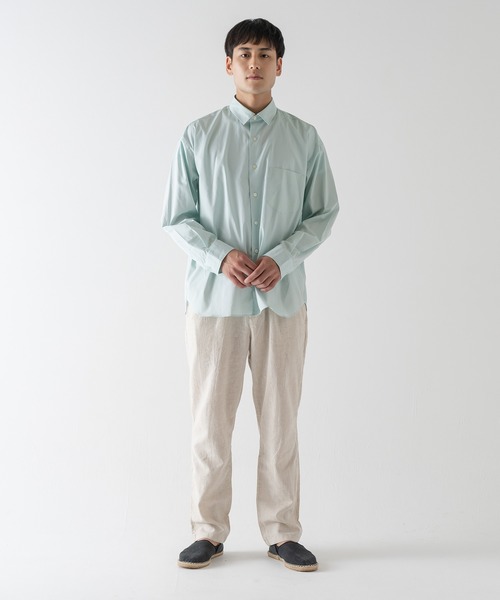 BRICK & SONS(ブリックアンドサンズ)の「リラックスバックプリーツシャツ<ミント>(シャツ/ブラウス・メンズ・ミント・LL/S/M/L)」の19枚目の写真