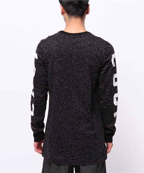 NIKE SPORTSWEAR（ナイキスポーツウェアー）の「ナイキ バスケットボール ピボット ロンT 長袖Tシャツ NIKE BB PIBOT LS PRINT TEE 646283（Tシャツ/カットソー・メンズ・ブラック/ライトグリーン・SMALL/LARGE/MEDIUM/X-LARGE）」の5枚目の写真