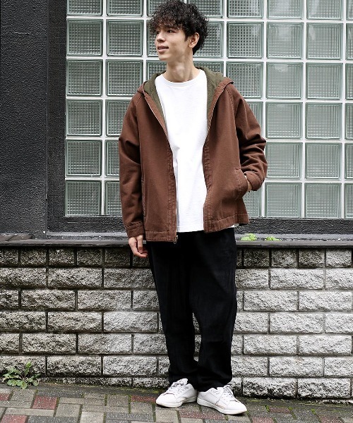 チチカカ（チチカカ）の「【ユニセックス】 リバーシブルフードブルゾン（ブルゾン・メンズ・カーキ/ネイビー・MEDIUM/LARGE）」の11枚目の写真