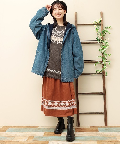 チチカカ（チチカカ）の「【ユニセックス】 リバーシブルフードブルゾン（ブルゾン・メンズ・カーキ/ネイビー・MEDIUM/LARGE）」の15枚目の写真