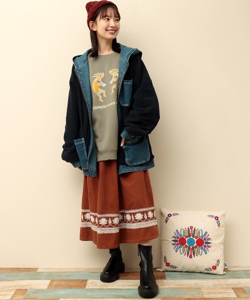 チチカカ（チチカカ）の「【ユニセックス】 リバーシブルフードブルゾン（ブルゾン・メンズ・カーキ/ネイビー・MEDIUM/LARGE）」の17枚目の写真