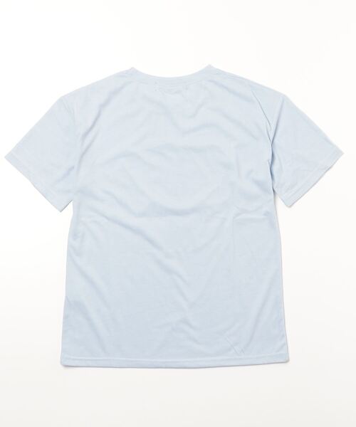.KOM（ドットコム）の「A'GEM/9 × .kom『.kom/ドットケーオーエム』ハートグラフィック オーバーサイズ半袖Tシャツ（Tシャツ/カットソー・レディース・ライトブルー/ホワイト・L/M）」の4枚目の写真
