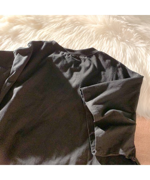.KOM（ドットコム）の「A'GEM/9 × .kom『.kom/ドットケーオーエム』ハートグラフィック オーバーサイズ半袖Tシャツ（Tシャツ/カットソー・レディース・ライトブルー/ホワイト・L/M）」の7枚目の写真