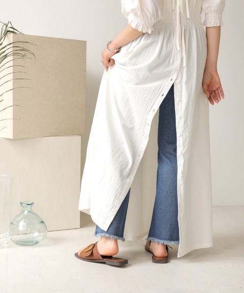 Bab（バブ）の「半袖ワンピース（ワンピース・レディース・ベージュ・38）」の8枚目の写真