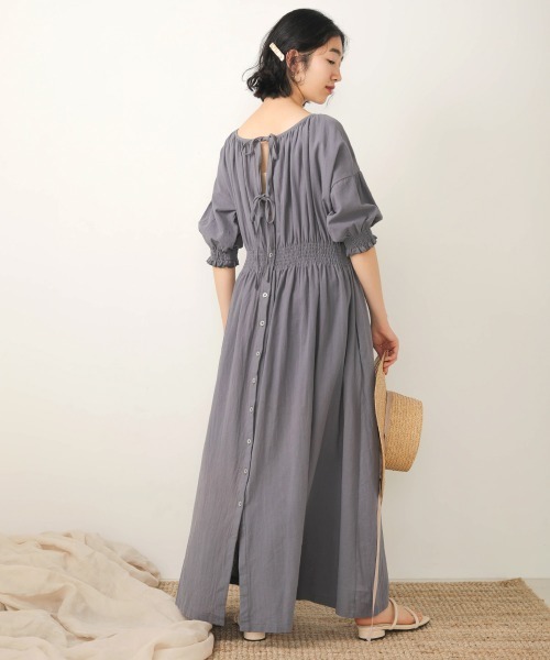 Bab（バブ）の「半袖ワンピース（ワンピース・レディース・ベージュ・38）」の9枚目の写真