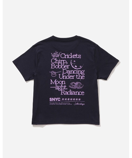 Saturdays NYC(サタデーズ ニューヨークシティ )の「Crickets Standard SS Tee(Tシャツ/カットソー・レディース・ネイビー/ベージュ・S/M/L/X-SMALL)」の2枚目の写真