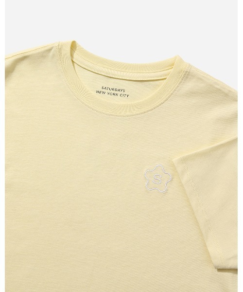 Saturdays NYC(サタデーズ ニューヨークシティ )の「Crickets Standard SS Tee(Tシャツ/カットソー・レディース・ネイビー/ベージュ・S/M/L/X-SMALL)」の11枚目の写真