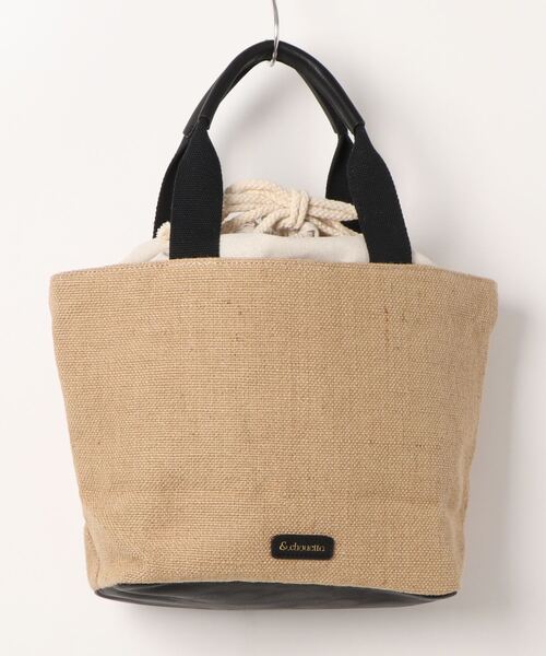 & chouette(アンドシュエット)の「【SPECIAL PRICE】かごバッグ(かごバッグ・レディース・ブラック/ホワイト・FREE)」の5枚目の写真
