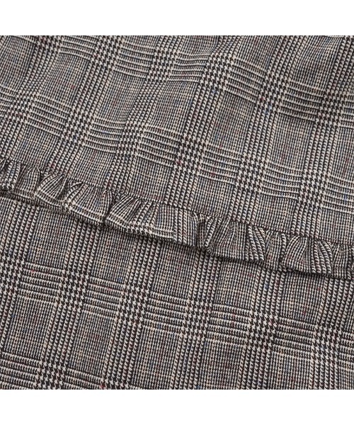 flower（フラワー）の「チェックフリルカラーブラウス（シャツ/ブラウス・レディース・ブラウン/グレー・FREE）」の12枚目の写真