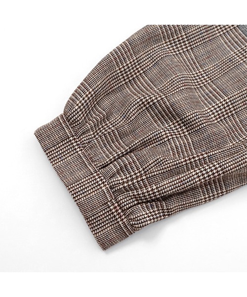 flower（フラワー）の「チェックフリルカラーブラウス（シャツ/ブラウス・レディース・ブラウン/グレー・FREE）」の16枚目の写真