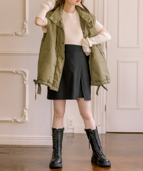 OLIVE des OLIVE（オリーブデオリーブ）の「中綿ベスト（ダウンベスト