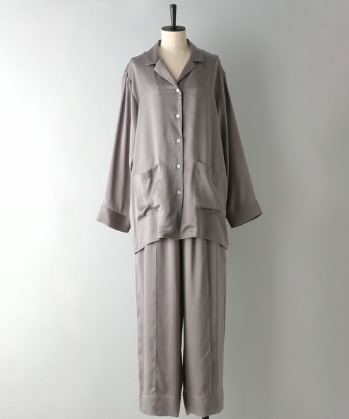 A part by（アパートバイ）の「【e/rm】シルク100スリープウェアセット