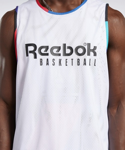 Reebok(リーボック)の「シティリーグ リバーシブル メッシュ ジャージー / City League Reversible Mesh Jersey(タンクトップ・メンズ・ブルー/ブラック・X-LARGE/LARGE/XXX-LARGE/MEDIUM/X-SMALL/XX-LARGE/SMALL)」の7枚目の写真