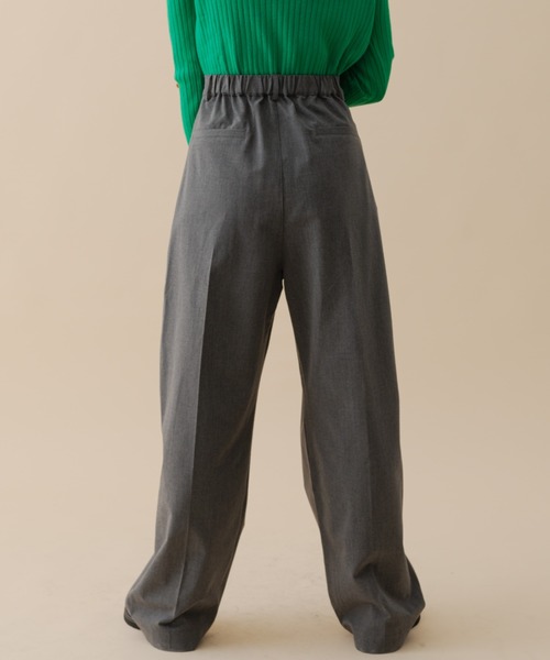 MERLOT（メルロー）の「タックワイドスラックス（スラックス・レディース・ベージュ/グレー/チョコ・FREE）」の17枚目の写真