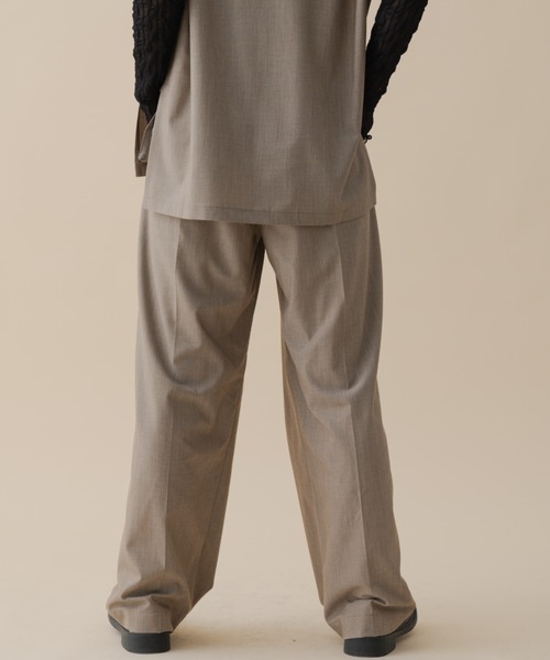 MERLOT（メルロー）の「タックワイドスラックス（スラックス・レディース・ベージュ/グレー/チョコ・FREE）」の15枚目の写真