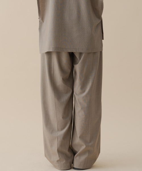 MERLOT（メルロー）の「タックワイドスラックス（スラックス・レディース・ベージュ/グレー/チョコ・FREE）」の11枚目の写真