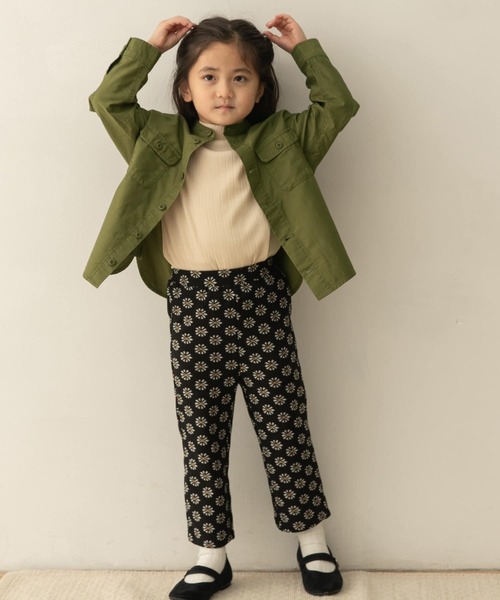 URBAN RESEARCH DOORS（アーバンリサーチドアーズ）の「『親子リンク』コットンミリタリーシャツジャケット(KIDS)（その他アウター・キッズ・カーキ・120/105/135）」の10枚目の写真