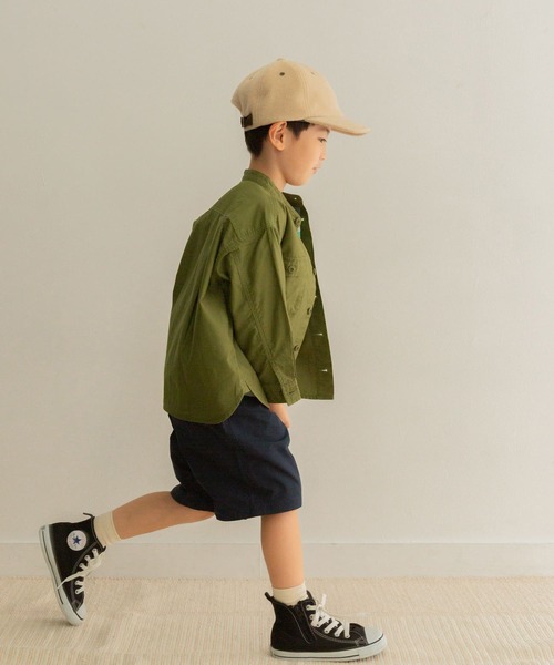 URBAN RESEARCH DOORS（アーバンリサーチドアーズ）の「『親子リンク』コットンミリタリーシャツジャケット(KIDS)（その他アウター・キッズ・カーキ・120/105/135）」の18枚目の写真