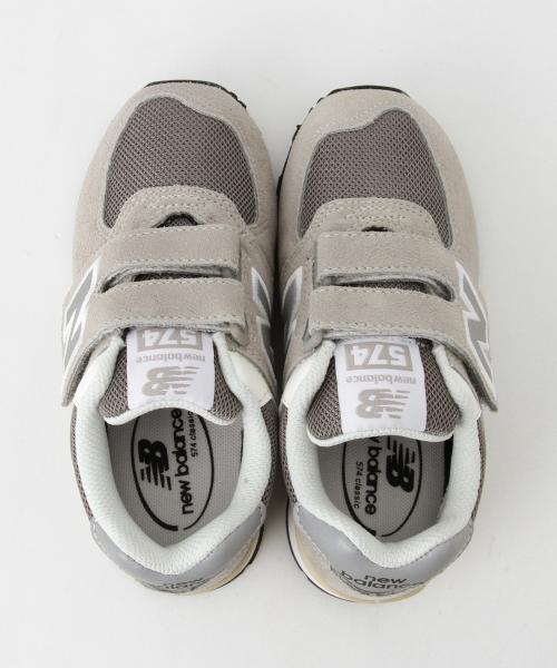 こども ビームス（コドモビームス）の「NEW BALANCE / "KV574" (17～21.5cm)（スニーカー・キッズ・グレー・17/17.5/18/18.5/19/19.5/20/21）」の2枚目の写真