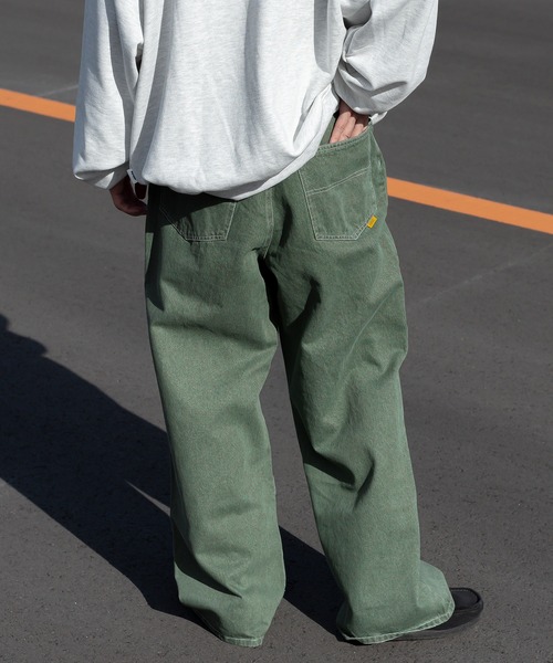 Perushu(ペルーシュ)の「ケミカルウォッシュカラーデニム(デニムパンツ・メンズ・ダークブラウン/パープル/カーキ/イエロー・SMALL/MEDIUM/LARGE)」の10枚目の写真