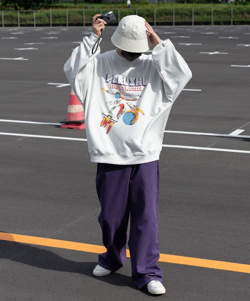 Perushu(ペルーシュ)の「ケミカルウォッシュカラーデニム(デニムパンツ・メンズ・ダークブラウン/パープル/カーキ/イエロー・SMALL/MEDIUM/LARGE)」の15枚目の写真