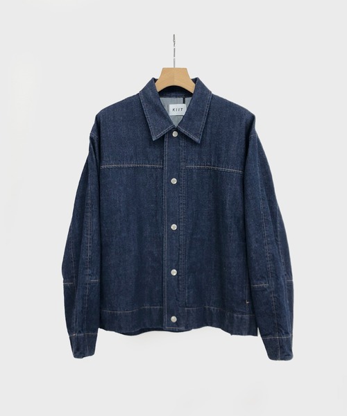 KIIT（キート）の「KIIT キート / 12oz ORGANIC COTTON DENIM WORK JKT 12オンス オーガニックコットン デニムワークジャケット / KIO-Y98B-011（デニムジャケット・メンズ・ワンウォッシュ・3/1/2）」の3枚目の写真