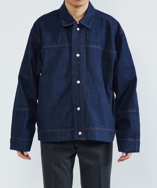 KIIT（キート）の「KIIT キート / 12oz ORGANIC COTTON DENIM WORK JKT 12オンス オーガニックコットン デニムワークジャケット / KIO-Y98B-011（デニムジャケット・メンズ・ワンウォッシュ・3/1/2）」の12枚目の写真