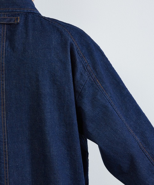 KIIT（キート）の「KIIT キート / 12oz ORGANIC COTTON DENIM WORK JKT 12オンス オーガニックコットン デニムワークジャケット / KIO-Y98B-011（デニムジャケット・メンズ・ワンウォッシュ・3/1/2）」の15枚目の写真