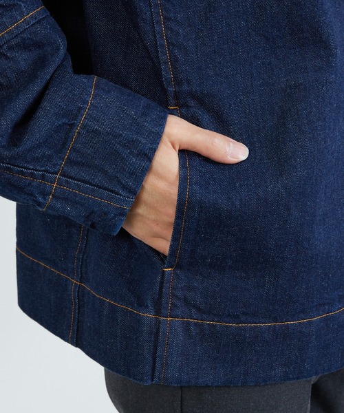 KIIT（キート）の「KIIT キート / 12oz ORGANIC COTTON DENIM WORK JKT 12オンス オーガニックコットン デニムワークジャケット / KIO-Y98B-011（デニムジャケット・メンズ・ワンウォッシュ・3/1/2）」の18枚目の写真