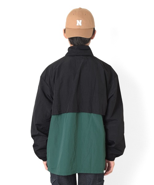 GLAZOS（グラソス）の「切替ベンチレーションジャケット（ナイロンジャケット・キッズ・グリーン/ブルー/ベージュ/グレー/パープル・170cm/160cm/150cm/140cm）」の17枚目の写真