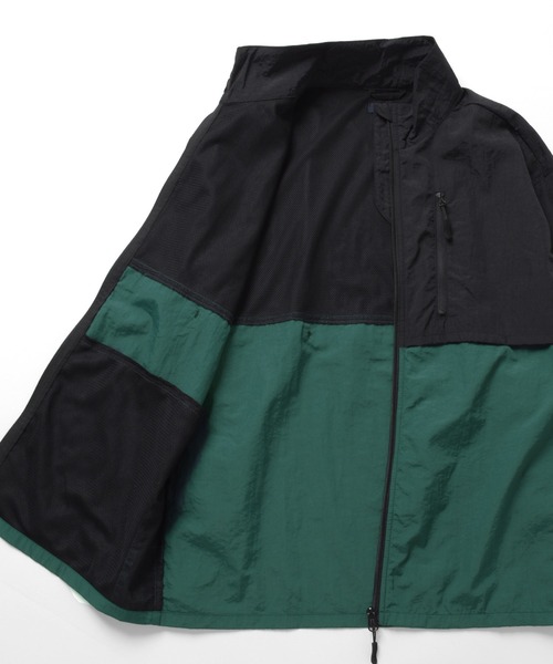 GLAZOS（グラソス）の「切替ベンチレーションジャケット（ナイロンジャケット・キッズ・グリーン/ブルー/ベージュ/グレー/パープル・170cm/160cm/150cm/140cm）」の22枚目の写真