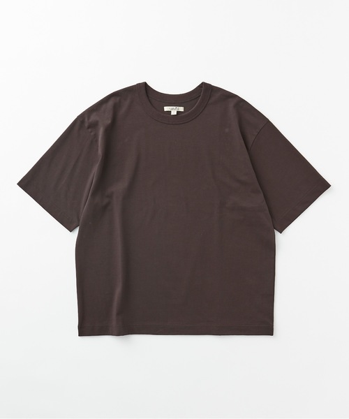 UNFIL（アンフィル）の「unfil アンフィル / organic cotton jersey relax fit Tee オーガニックコットンジャージー リラックスフィットTシャツ / WHSP-UU014（Tシャツ/カットソー・メンズ・ブラック/ホワイト/オフホワイト・1/3/4）」の3枚目の写真