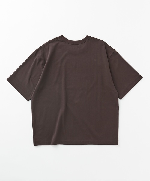 UNFIL（アンフィル）の「unfil アンフィル / organic cotton jersey relax fit Tee オーガニックコットンジャージー リラックスフィットTシャツ / WHSP-UU014（Tシャツ/カットソー・メンズ・ブラック/ホワイト/オフホワイト・1/3/4）」の5枚目の写真
