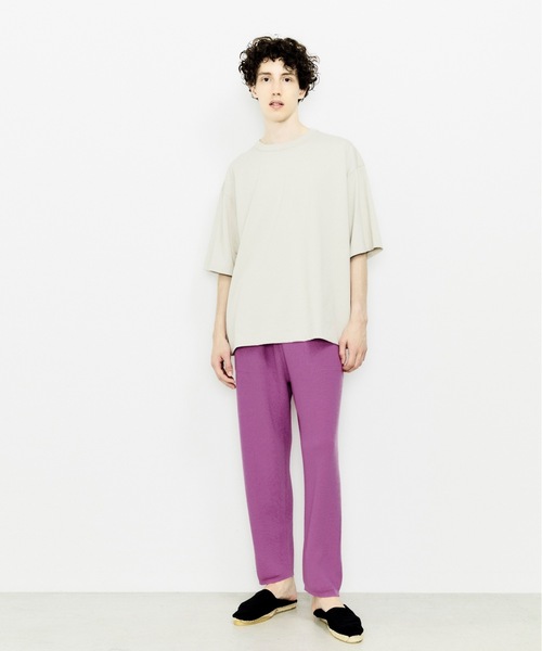 UNFIL（アンフィル）の「unfil アンフィル / organic cotton jersey relax fit Tee オーガニックコットンジャージー リラックスフィットTシャツ / WHSP-UU014（Tシャツ/カットソー・メンズ・ブラック/ホワイト/オフホワイト・1/3/4）」の10枚目の写真