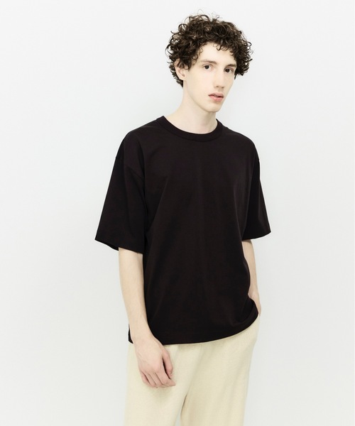 UNFIL（アンフィル）の「unfil アンフィル / organic cotton jersey relax fit Tee オーガニックコットンジャージー リラックスフィットTシャツ / WHSP-UU014（Tシャツ/カットソー・メンズ・ブラック/ホワイト/オフホワイト・1/3/4）」の15枚目の写真