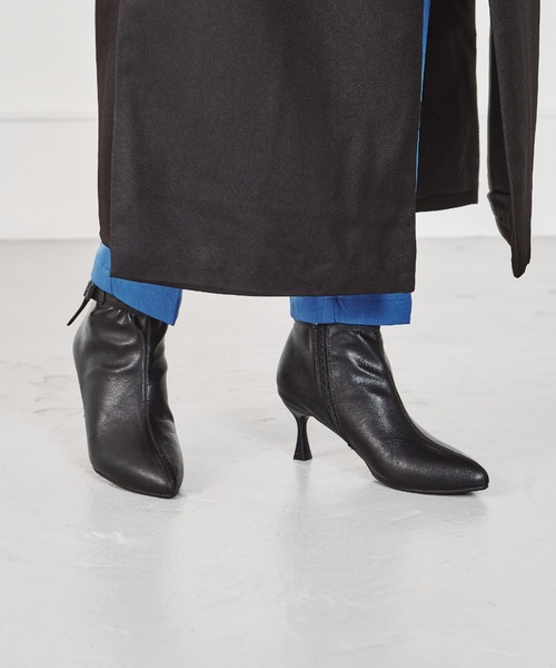 【セール】WEB限定アイテム EC限定 ソフトレザーサイドリボンブーツ 25403（ブーツ）｜ORiental TRaffic（オリエンタルトラフィック）